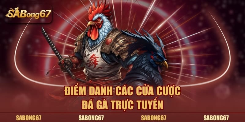 Điểm danh các cửa cược đá gà trực tuyến
